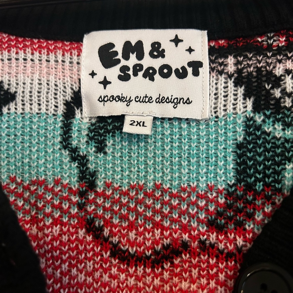 Em & Sprout Monster Cardigan - Picture 3 of 3
